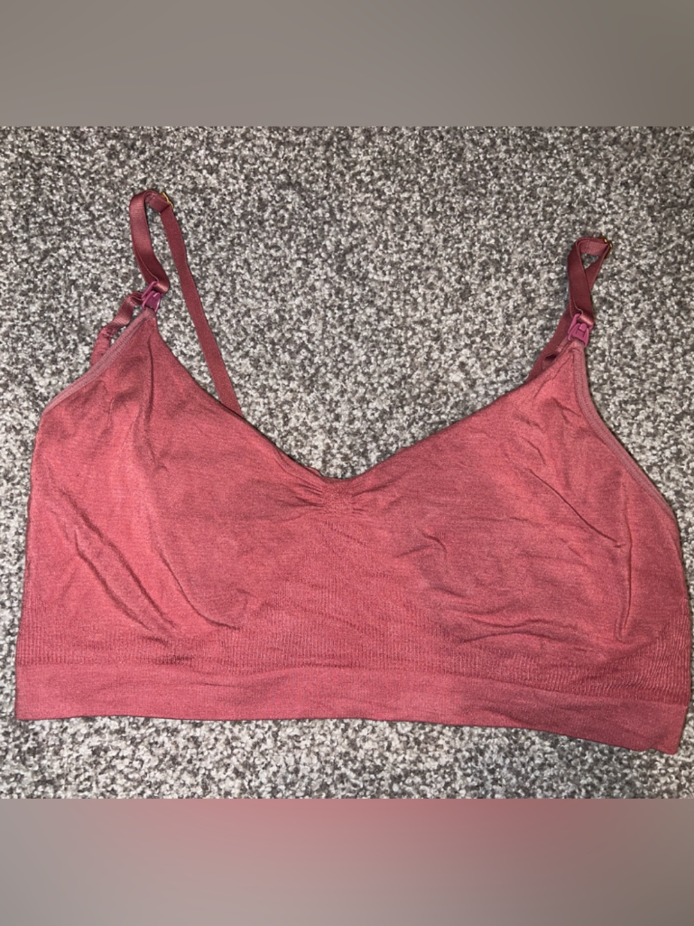 Hatch Dusty Rose/Nude Nursing Bralette